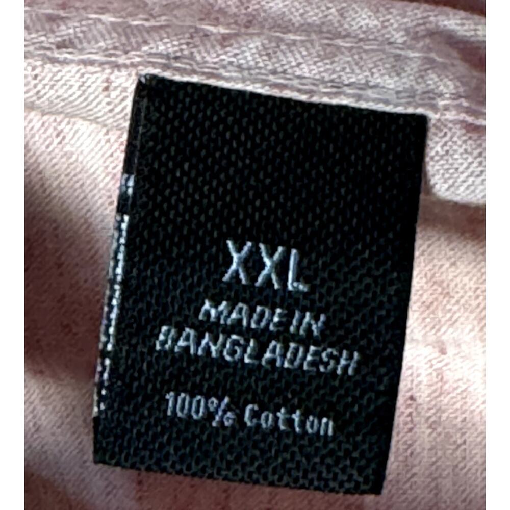 MARC ANTHONY LUXURY MENS PEACH BUTTON DOWN SLIM FIT XXL - Picture 7 of 7